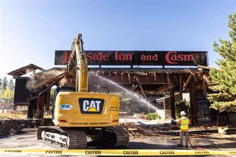 lakeside inn and casino|Next phase of demolition of Lakeside Inn and Casino underway.